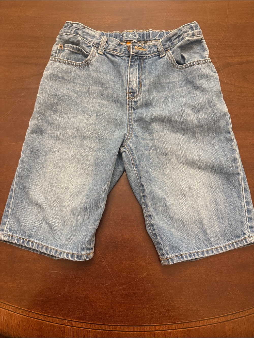 The Children's Place Light Blue Denim Jean Shorts for Boys